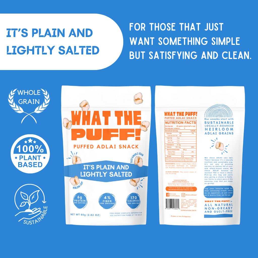 What The Puff! It's Plain and Lightly Salted