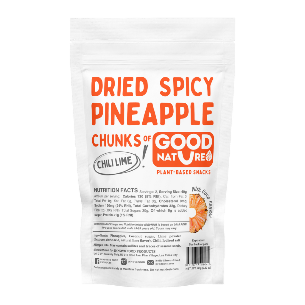 Good Nature - Dried Spicy Pineapple Chunks