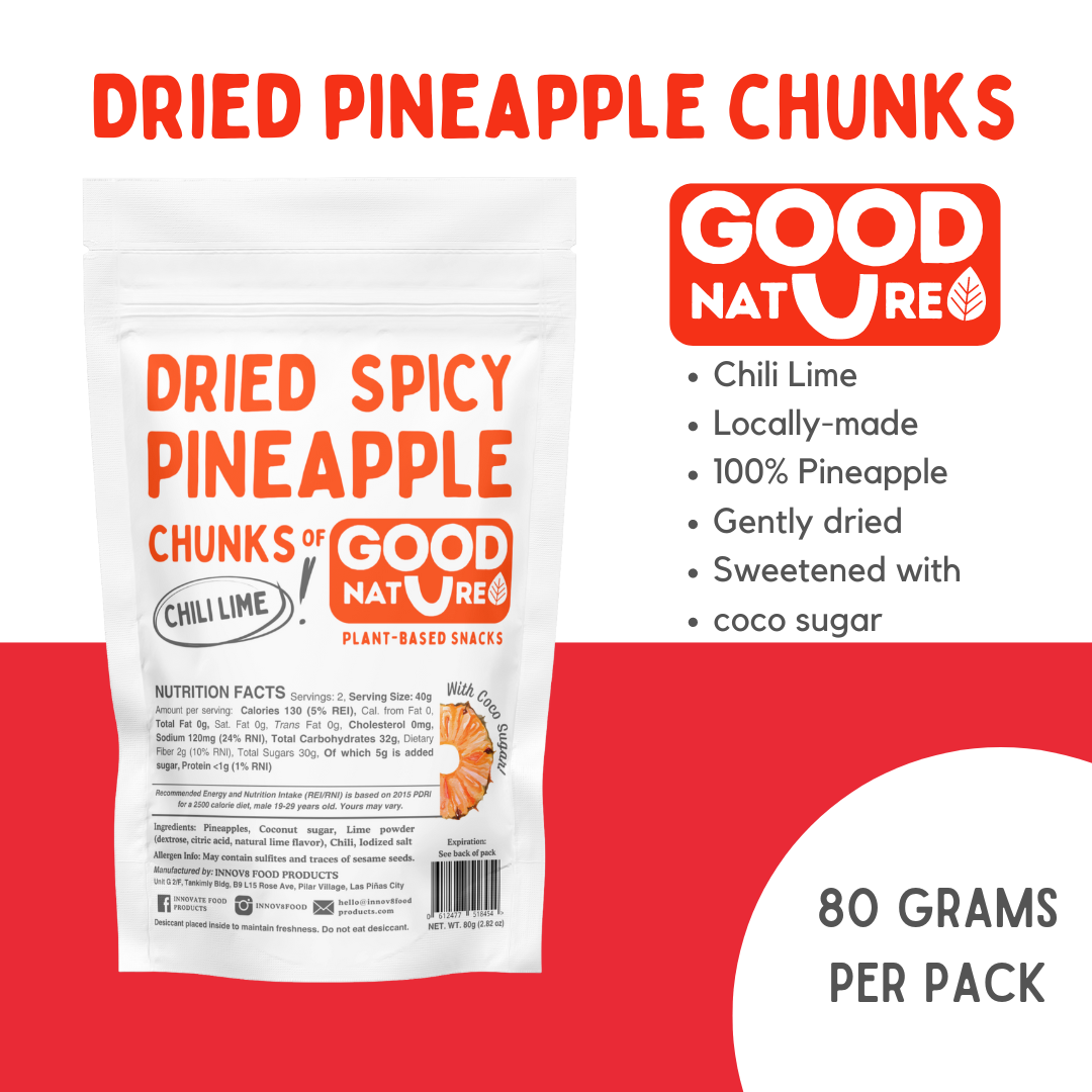Good Nature - Dried Spicy Pineapple Chunks